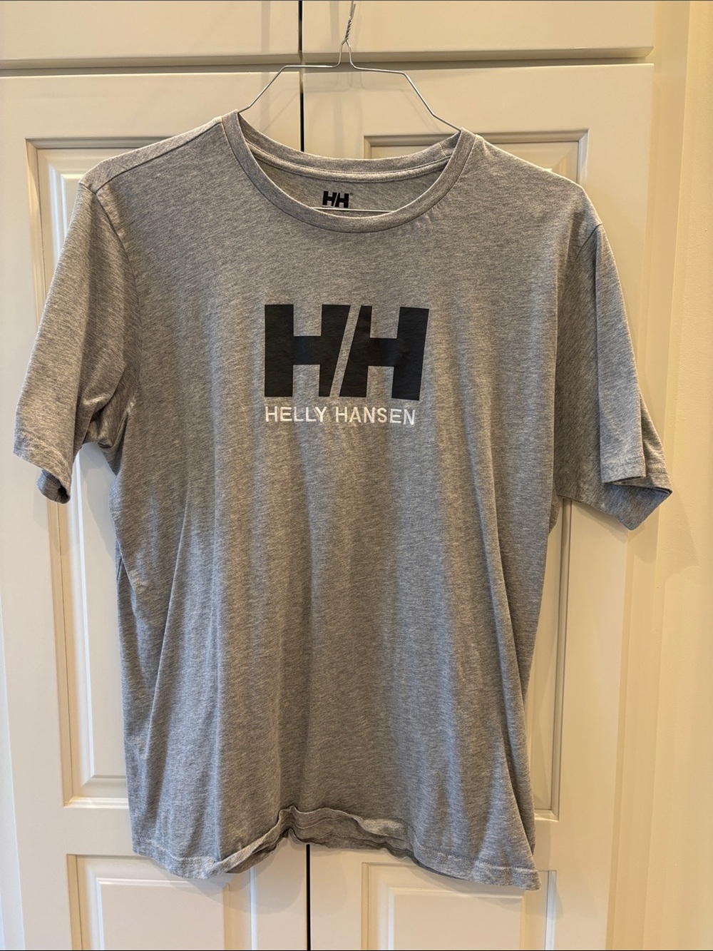 Helly Hansen Gray Logo Short-Sleeve Tee